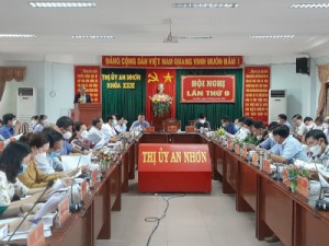 Hội nghị lần thứ 9 Ban Chấp hành Đảng bộ thị xã An Nhơn khóa XXIV, nhiệm kỳ 2020 - 2025