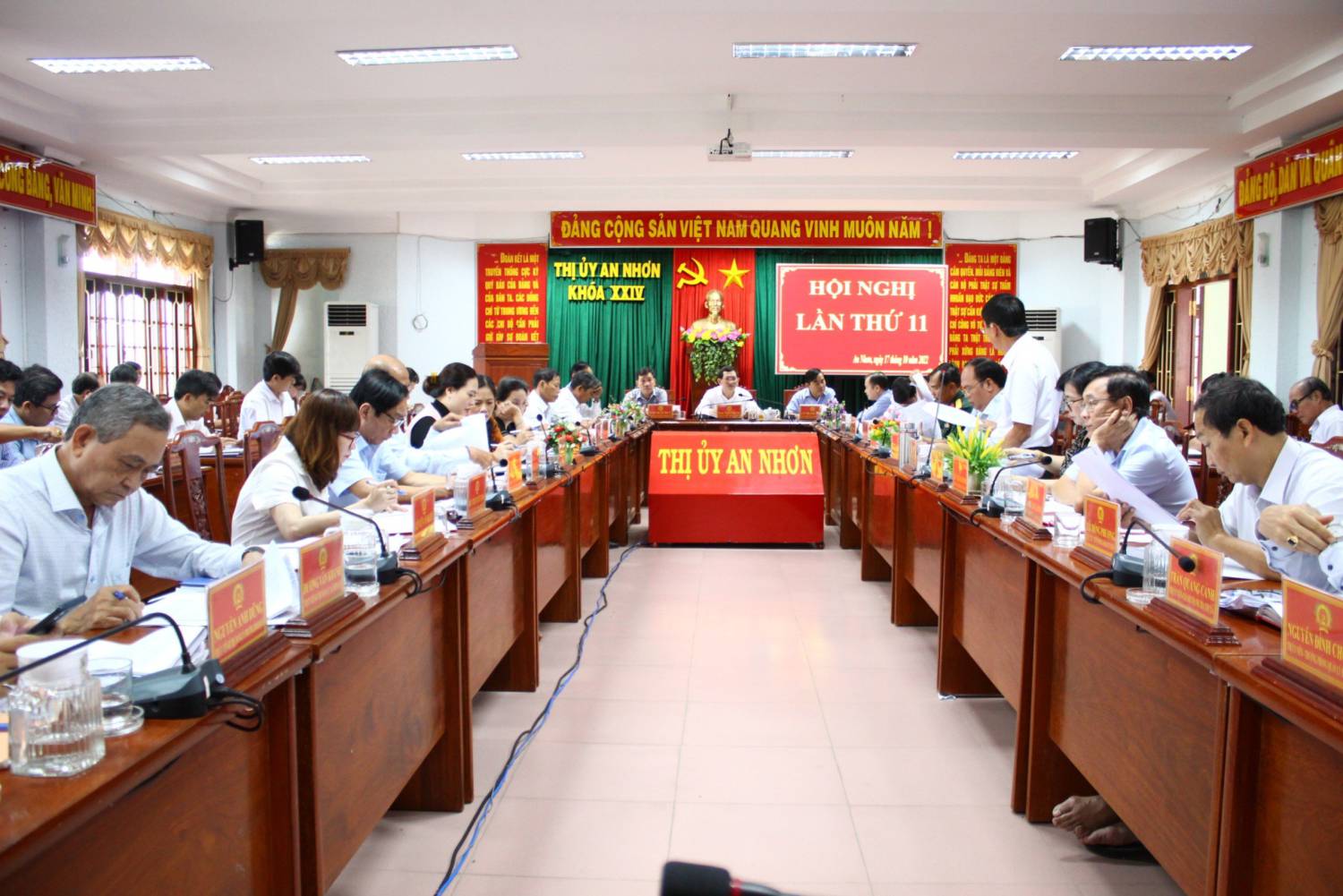 Hội nghị lần thứ 11 Ban Chấp hành Đảng bộ thị xã an Nhơn Khóa XXIV, nhiệm kỳ 2020 - 2025